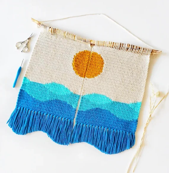 Aesthetic Yarn Art: 10 Quick Crochet Wall Hangings