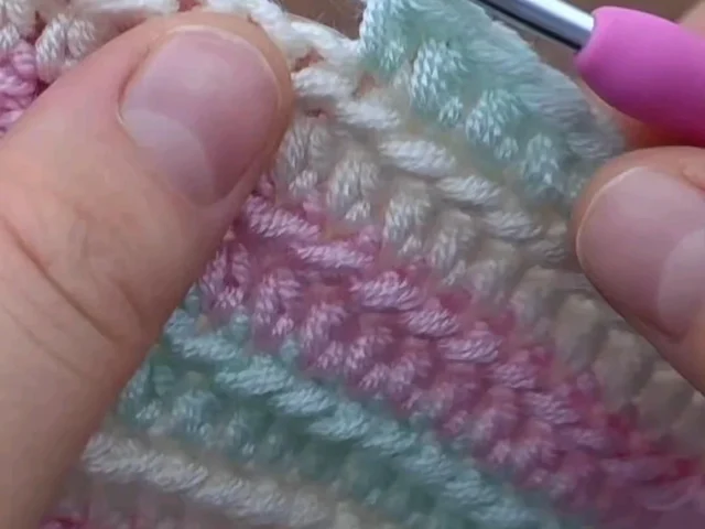 Image showing Crochet double stitch tutorial