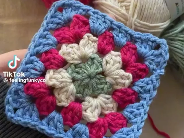Easy Granny Square — illustrated for this guide