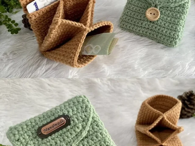 Handmade Crochet Wallets — illustrated for this guide