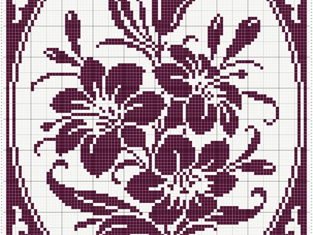 Image showing Vintage Crochet Patterns print design