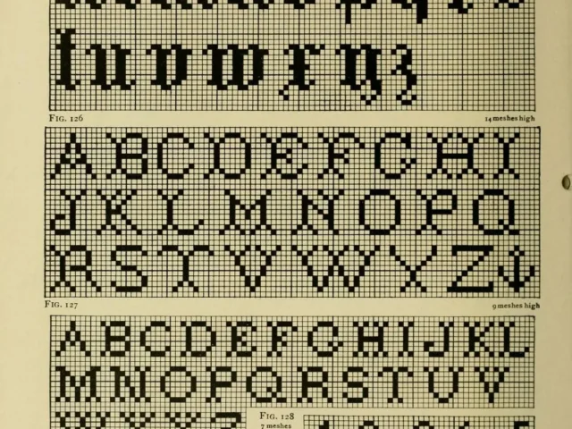 Image showing Crochet Chart Archive print design