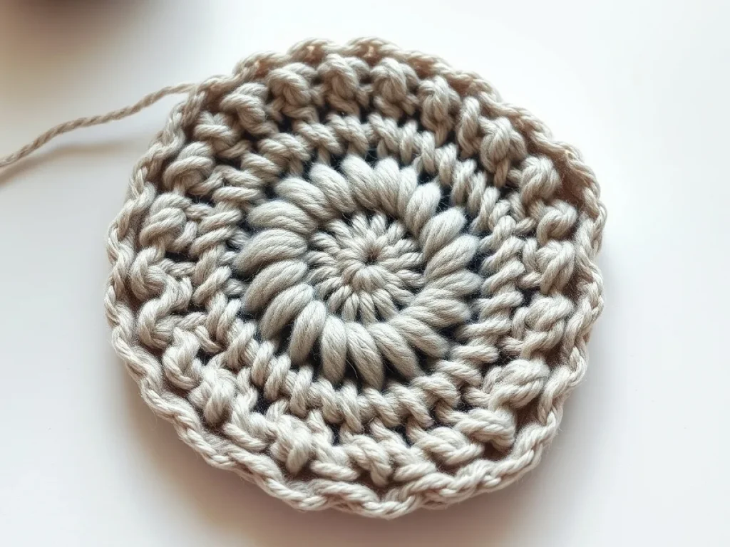 Image showing crochet weaving in ends technique