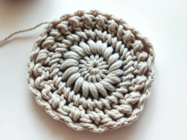 Image showing crochet weaving in ends technique