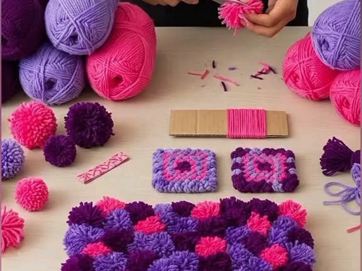 Image showing crochet with yarn hacks
