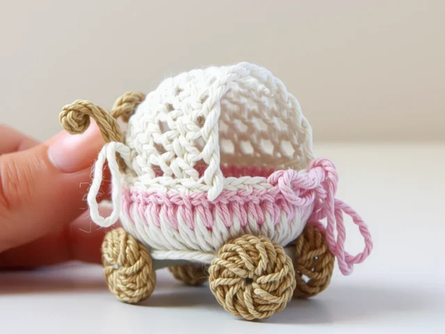 Image showing Miniature Crochet Art