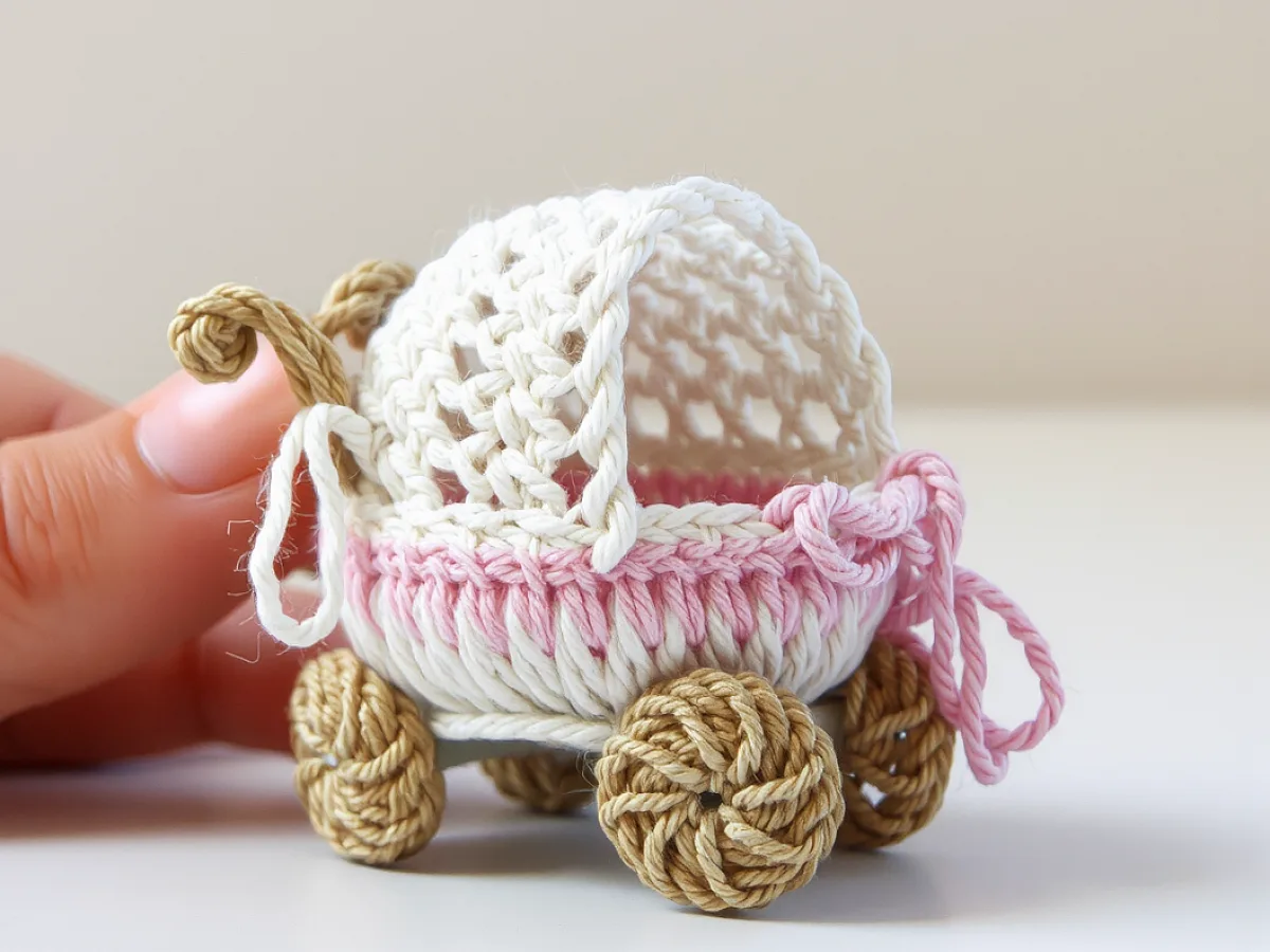 Image showing Miniature Crochet Art