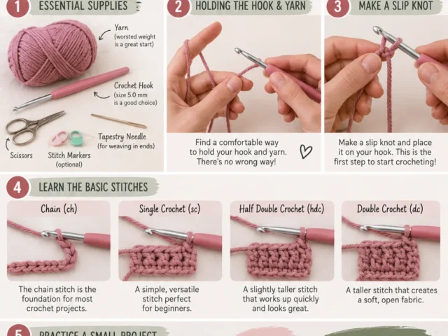 Image showing Learn how to crochet for absolute beginners