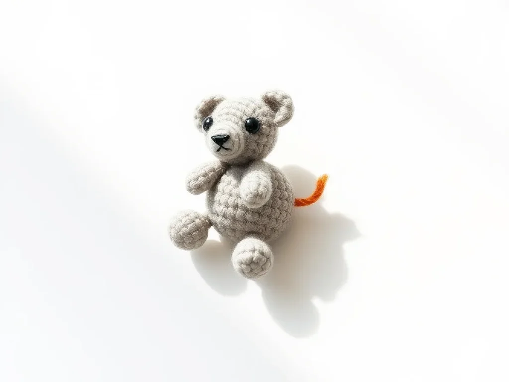 Image showing Micro Crochet Animal Brooch