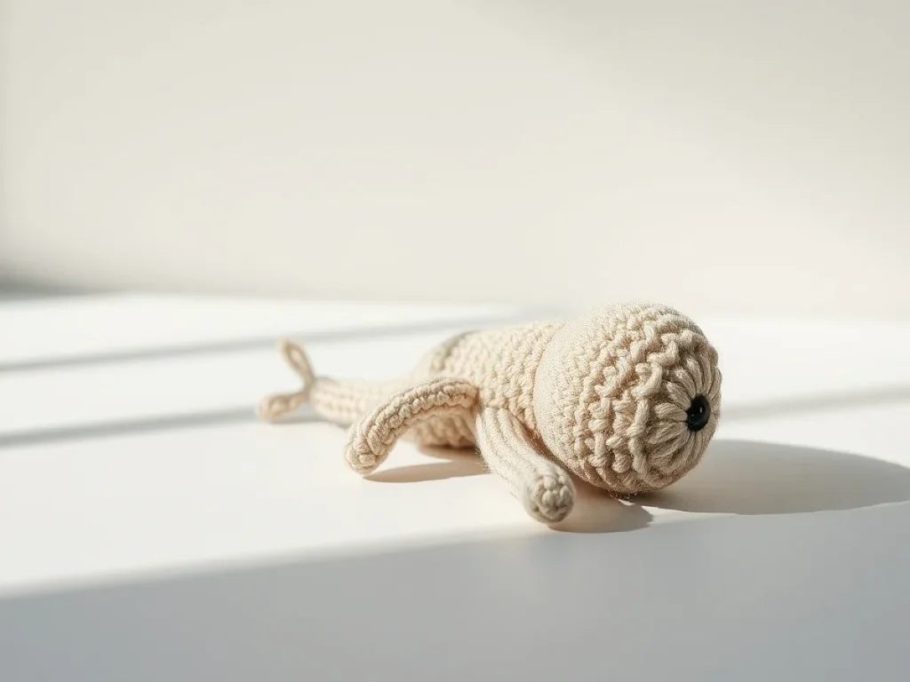 Image showing Surrealist Crochet Figurine