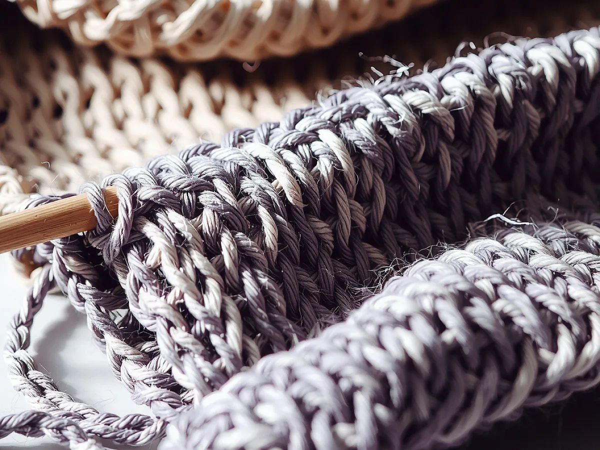 Image showing Weaving In Ends Knitting Technique